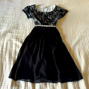 Girls Lace Formal Party Dress